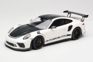 Porsche 911 991.2 GT3 RS Weissach Package Blanc Wording Jantes Magnesium Noires Minichamps 1:18 153068225 Métal