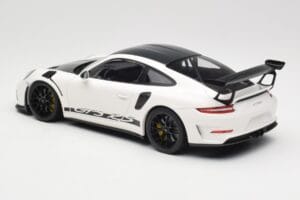 Porsche 911 991.2 GT3 RS Weissach Package Blanc Wording Jantes Magnesium Noires Minichamps 1:18 153068225 Métal — image 5 sur 6