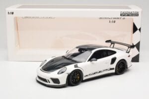 Porsche 911 991.2 GT3 RS Weissach Package Blanc Wording Jantes Magnesium Noires Minichamps 1:18 153068225 Métal — image 6 sur 6