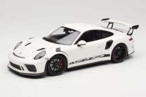 Porsche 911 991.2 GT3 RS Blanc avec Jantes Noires Minichamps 1:18 155068224 Métal