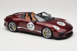 Porsche 911 991.2 Speedster Heritage Edition Cherry Metallic GT Spirit 1:18 GT929 Résine — image 4 sur 6