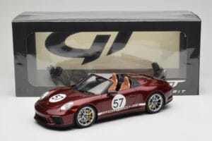 Porsche 911 991.2 Speedster Heritage Edition Cherry Metallic GT Spirit 1:18 GT929 Résine — image 6 sur 6