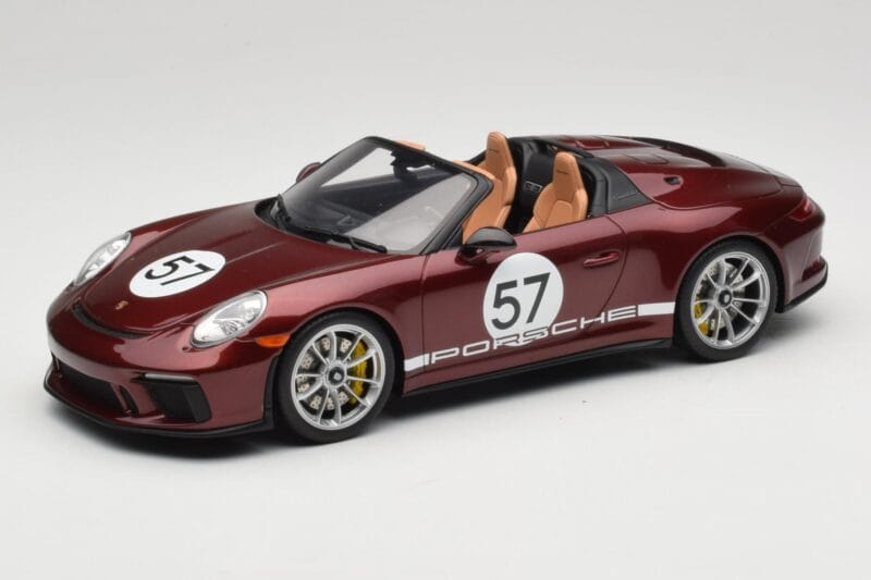 Porsche 911 991.2 Speedster Heritage Edition Cherry Metallic GT Spirit 1:18 GT929 Résine