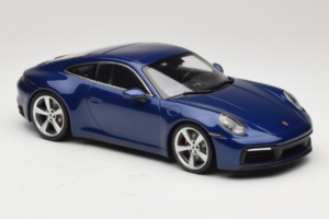Porsche 911 992 Carrera 4S Blue Metallic Minichamps 1:18 153067327 Métal — image 4 sur 6
