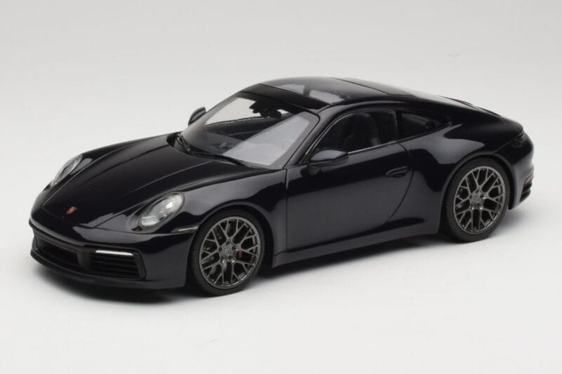Porsche 911 992 Carrera 4S Blue Metallic Minichamps 1:18 155067321 Métal