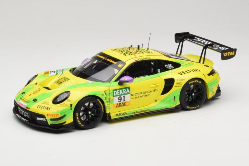 Porsche 911 GT3 R #91 T. Preining Manthey EMA DTM Norisring Winner 2023 Minichamps 1:18 MG-M-911-DTM-n91-23-1802 Métal