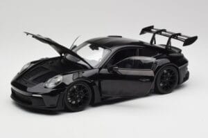 Porsche 911 992 GT3 RS Noir & Jantes Noires Concept Minichamps 1:18 911992003 Métal — image 2 sur 8