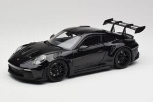 Porsche 911 992 GT3 RS Noir & Jantes Noires Concept Minichamps 1:18 911992003 Métal