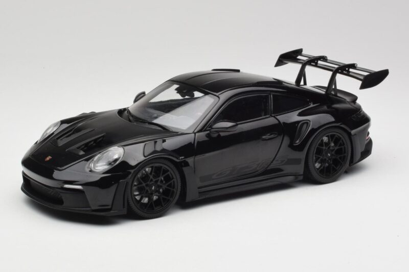 Porsche 911 992 GT3 RS Noir & Jantes Noires Concept Minichamps 1:18 911992003 Métal