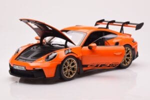 Porsche 911 992 GT3 RS Gulf Orange Norev 1:18 187360 Métal — image 2 sur 8