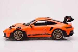 Porsche 911 992 GT3 RS Gulf Orange Norev 1:18 187360 Métal — image 4 sur 8