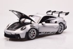 Porsche 911 992 GT3 RS Ice Gris Norev 1:18 187359 Métal — image 2 sur 8