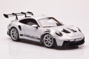 Porsche 911 992 GT3 RS Ice Gris Norev 1:18 187359 Métal — image 6 sur 8