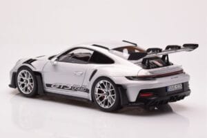 Porsche 911 992 GT3 RS Ice Gris Norev 1:18 187359 Métal — image 7 sur 8