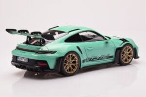Porsche 911 992 GT3 RS Mint Vert Norev 1:18 187362 Métal — image 3 sur 8
