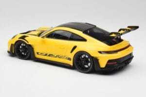Porsche 911 992 GT3 RS Racing Jaune & Roues Noires Minichamps 1:18 153062245 Métal — image 5 sur 6