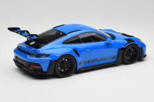 Porsche 911 992 GT3 RS Shark Bleu & Roues Noires Minichamps 1:18 153062233 Métal — image 2 sur 6