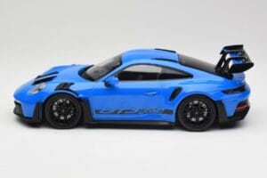 Porsche 911 992 GT3 RS Shark Bleu & Roues Noires Minichamps 1:18 153062233 Métal — image 3 sur 6