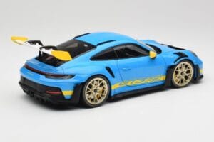 Porsche 911 992 GT3 RS Shark Bleu & Jaune Decor Concept Minichamps 1:18 911992001 Métal — image 3 sur 8