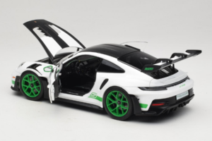 Porsche 911 992 GT3 RS Tribute to Carrera RS White Python Green Norev 1:18 187372 Métal — image 5 sur 8