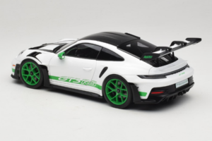 Porsche 911 992 GT3 RS Tribute to Carrera RS White Python Green Norev 1:18 187372 Métal — image 7 sur 8