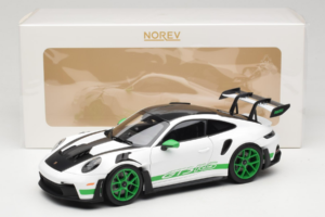 Porsche 911 992 GT3 RS Tribute to Carrera RS White Python Green Norev 1:18 187372 Métal — image 8 sur 8