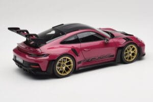 Porsche 911 992 GT3 RS Weissach Package Ruby Star Norev 1:18 187370 Métal — image 3 sur 8