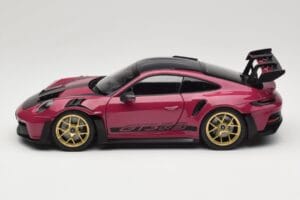 Porsche 911 992 GT3 RS Weissach Package Ruby Star Norev 1:18 187370 Métal — image 4 sur 8