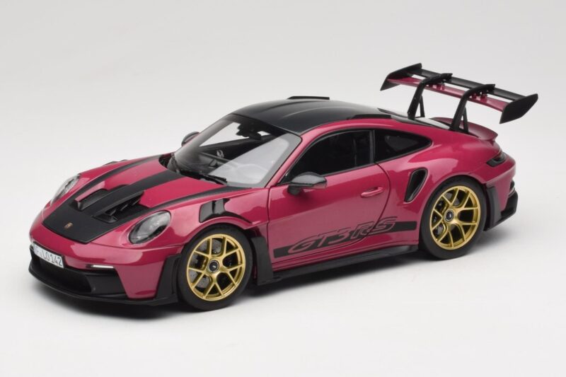 Porsche 911 992 GT3 RS Weissach Package Ruby Star Norev 1:18 187370 Métal