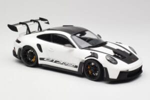 Porsche 911 992 GT3 RS Blanc & Roues Noires Minichamps 1:18 155062230 Métal — image 4 sur 6