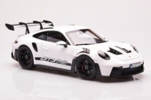 Porsche 911 992 GT3 RS Blanc Norev 1:18 187361 Métal — image 6 sur 8