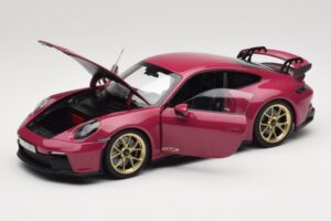 Porsche 911 992 GT3 Ruby Star Neo Norev 1:18 187381 Métal — image 2 sur 8