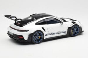Porsche 911 992 GT3 Weissach Package Blanc & Bleu Indigo Norev 1:18 187353 Métal — image 3 sur 8