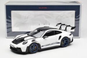Porsche 911 992 GT3 Weissach Package Blanc & Bleu Indigo Norev 1:18 187353 Métal — image 8 sur 8