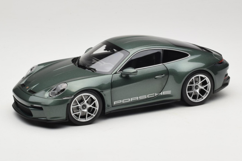 Porsche 911 992 S/T Malachite Green Metallic Norev 1:18 187472 Métal