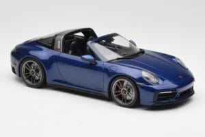 Porsche 911 992 Targa 4 GTS Blue Metallic Minichamps 1:18 155061060 Métal — image 4 sur 6