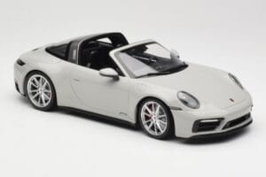 Porsche 911 992 Targa 4 GTS Gris Minichamps 1:18 155061064 Métal — image 4 sur 6
