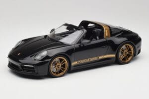 Porsche 911 992 Targa Porsche Design Noir & Or Concept Minichamps 1:18 PORSCHE001 Métal