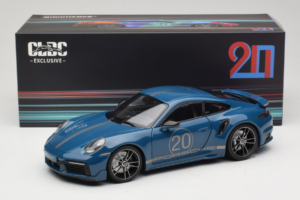 Porsche 911 992 Turbo S Coupe Sport Design Bleu Minichamps 1:18 113069073 Métal — image 8 sur 8