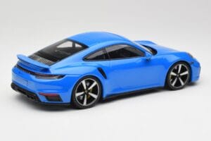 Porsche 911 992 Turbo S Gentian Bleu Minichamps 1:18 155069074 Métal — image 2 sur 6