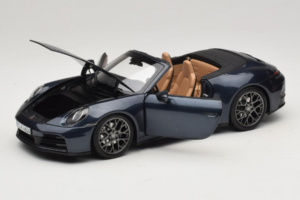 Porsche 911 992.2 Carrera Cabriolet Yachting Blue Norev 1:18 187180 Métal — image 2 sur 8