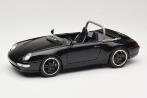 Porsche 911 993 Carrera Cabriolet Noir Bburago 1:18 3090-M1 Métal