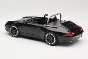 Porsche 911 993 Carrera Cabriolet Noir Bburago 1:18 3090-M1 Métal — image 7 sur 8