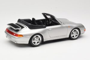 Porsche 911 993 Carrera Cabriolet Argent Bburago 1:18 18-12039 Métal — image 3 sur 8