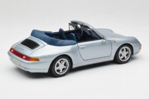 Porsche 911 993 Carrera Cabriolet Argent Maisto 1:18 100299-M1 Métal — image 3 sur 8