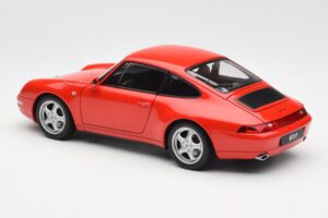 Porsche 911 993 Carrera Rouge AUTOart 1:18 78132 Métal — image 7 sur 8