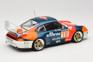 Porsche 911 993 GT2 #10 de Orleans / Saldana BPR Global GT Series 1996 UT Models 1:18 39632 Métal — image 3 sur 8