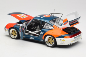 Porsche 911 993 GT2 #10 de Orleans / Saldana BPR Global GT Series 1996 UT Models 1:18 39632 Métal — image 5 sur 8