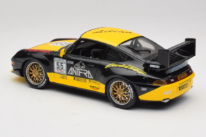 Porsche 911 993 GT2 #55 Noir & Jaune Anson 1:18 30325-W Métal — image 6 sur 6