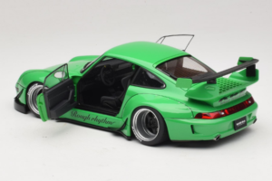 Porsche 911 993 RWB Vert Gun Grey Wheels AUTOart 1:18 78151 Composite — image 5 sur 8